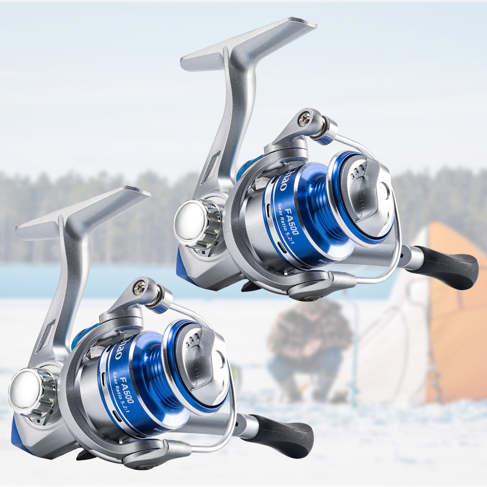 بكرات صيد الأسماك على الجليد ا - مراجعة Ice Fishing Line وسعره