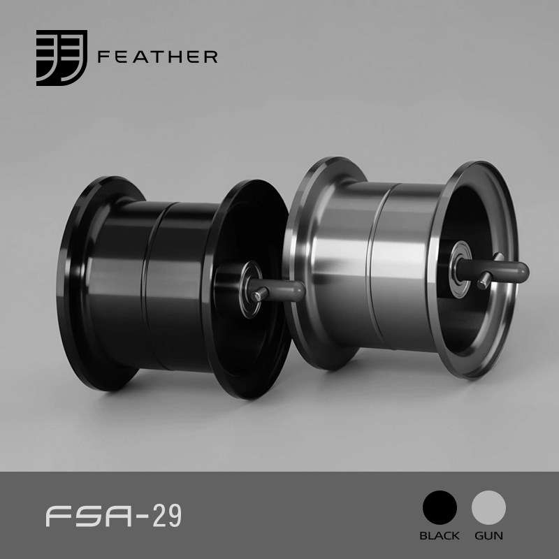 بكرة صيد معدلة من FEATHER لـ C - مراجعة Fluorocarbon Line وسعره