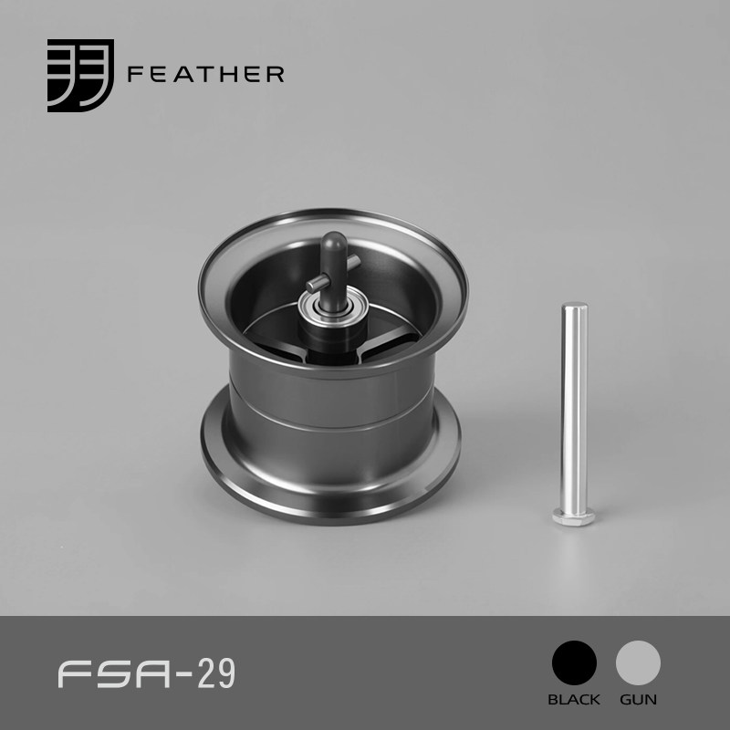 بكرة صيد معدلة من FEATHER لـ C - مراجعة Fluorocarbon Line وسعره