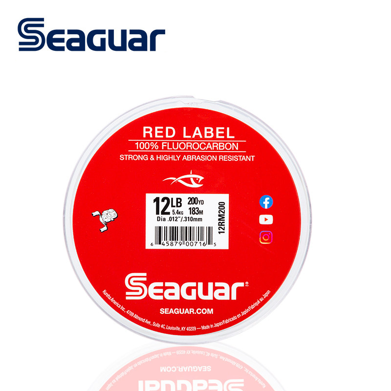 خيوط صيد SEAGUAR Red Label بطو - مراجعة Fluorocarbon Line وسعره