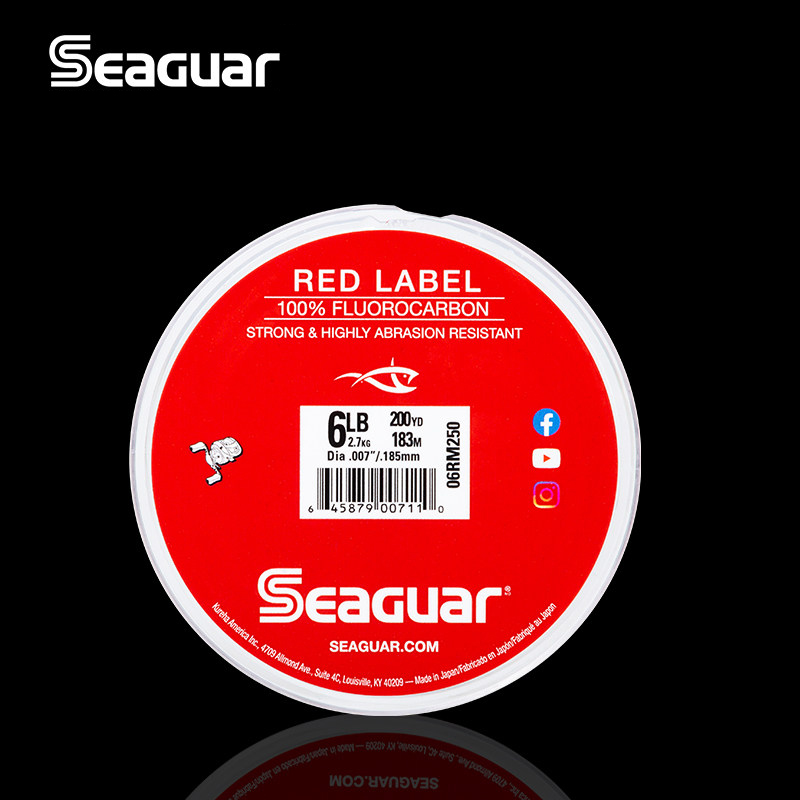 خيوط صيد SEAGUAR Red Label بطو - مراجعة Fluorocarbon Line وسعره