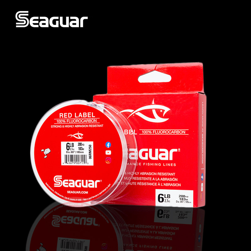 خيوط صيد SEAGUAR Red Label بطو - مراجعة Fluorocarbon Line وسعره